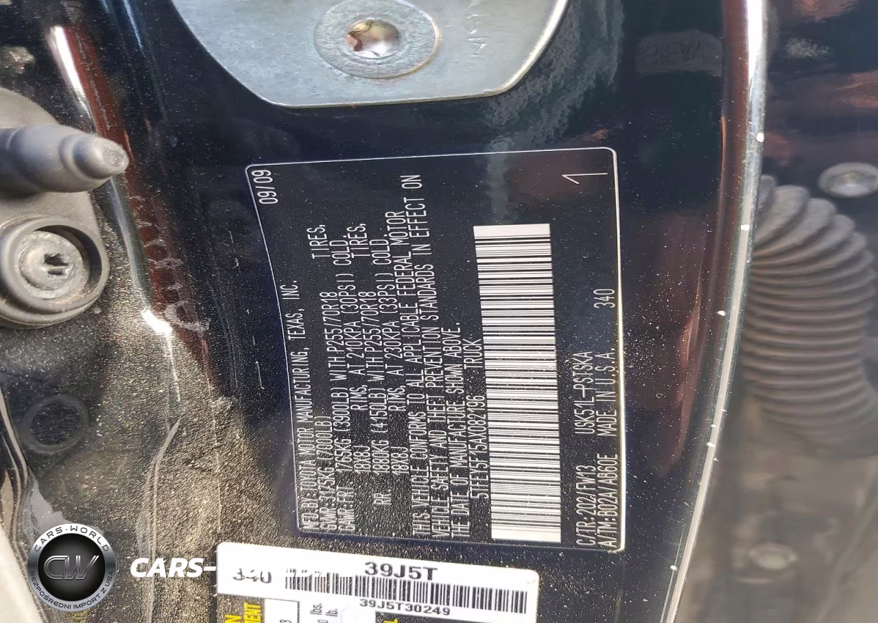 2010 Toyota Tundra Crewmax Sr5 VIN:5TFEY5F15AX082196 - 12