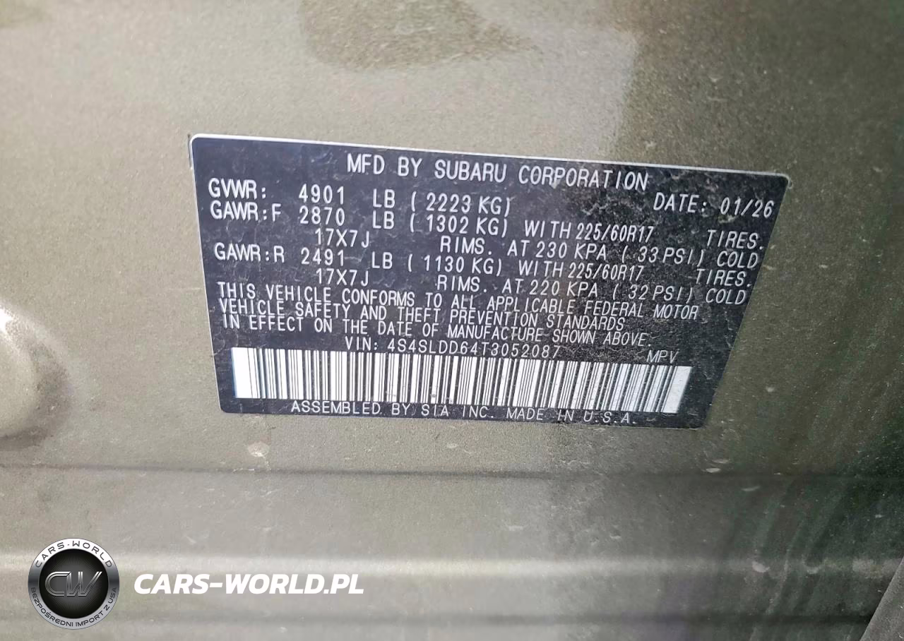 2026 Subaru Forester Premium VIN:4S4SLDD64T3052087 - 13