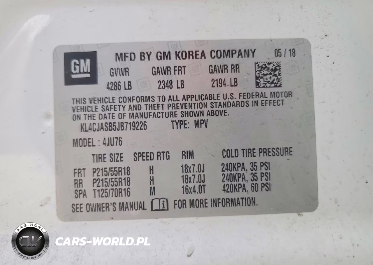 2018 Buick Encore Preferred VIN:KL4CJASB5JB719226 - 13