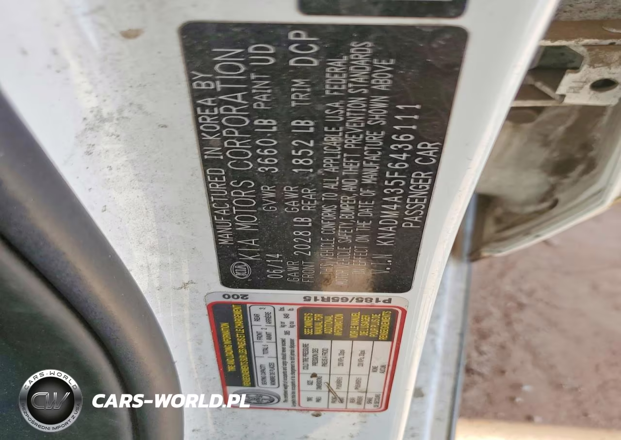 2015 Kia Rio Lx VIN:KNADM4A35F6436111 - 12