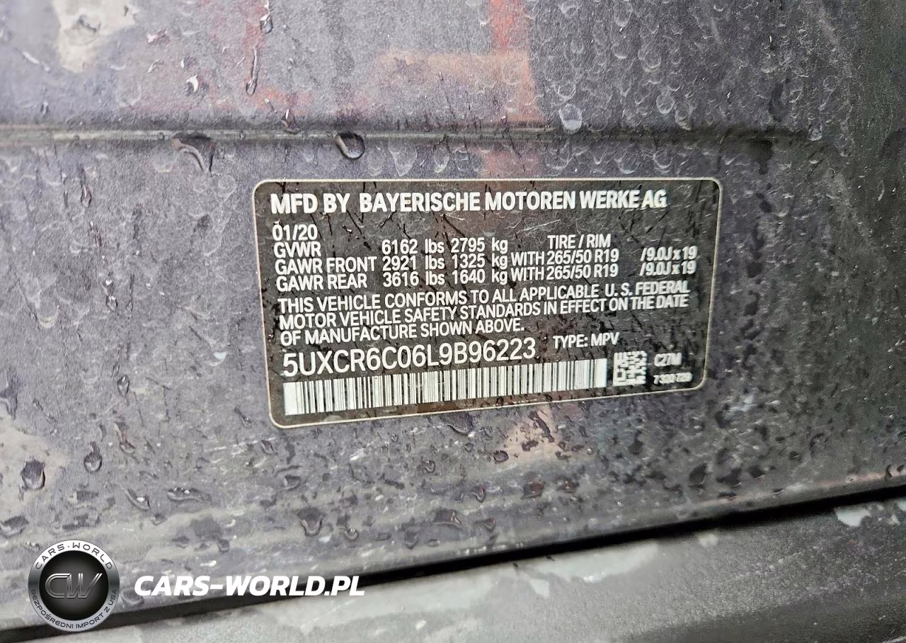 2020 BMW X5 xDrive40I VIN:5UXCR6C06L9B96223 - 13
