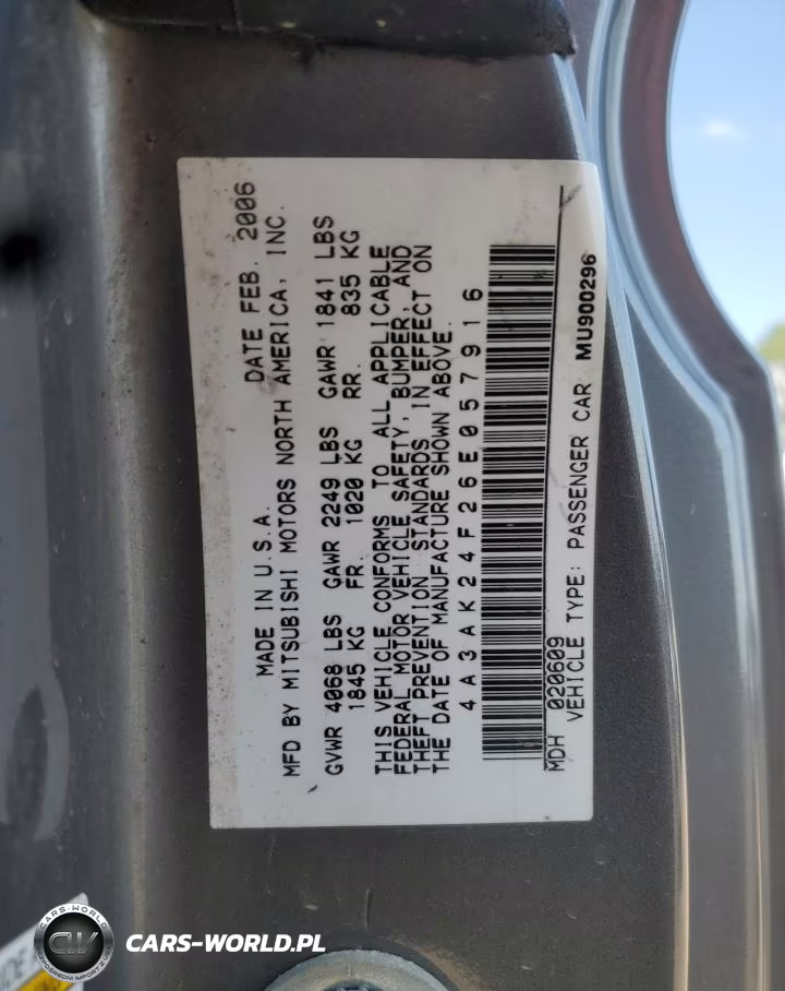 2006 Mitsubishi Eclipse Gs VIN:4A3AK24F26E057916 - 12
