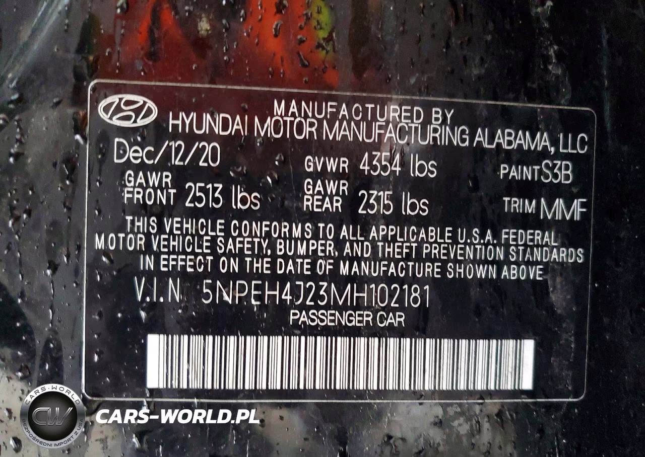 2021 Hyundai Sonata Limited VIN:5NPEH4J23MH102181 - 14
