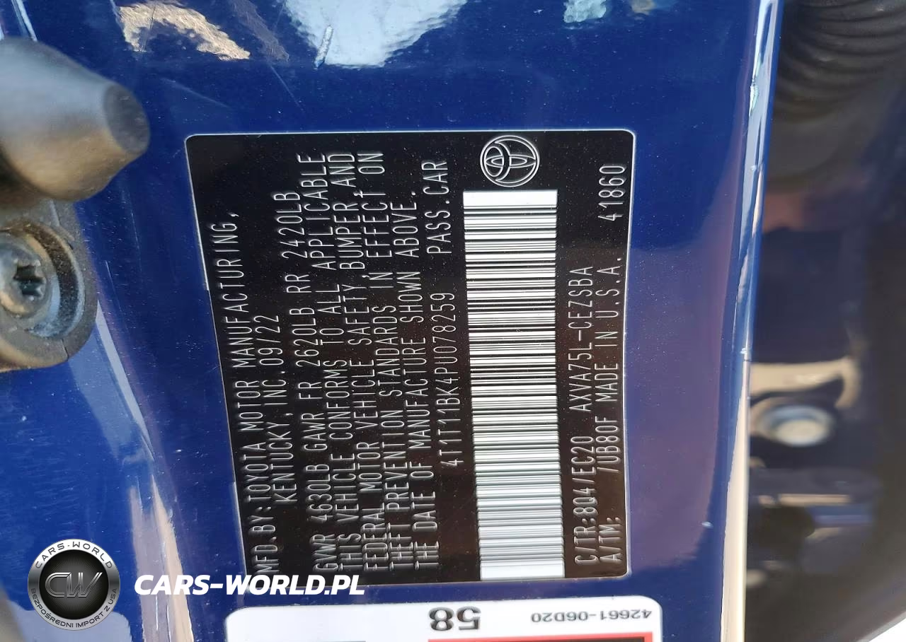 2023 Toyota Camry Se Nightshade VIN:4T1T11BK4PU078259 - 12