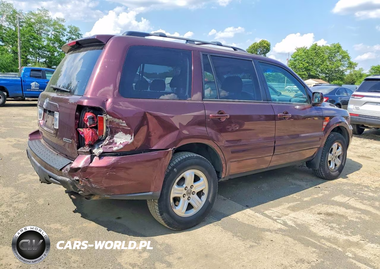 2008 Honda Pilot Vp VIN:5FNYF18268B011935 - 3