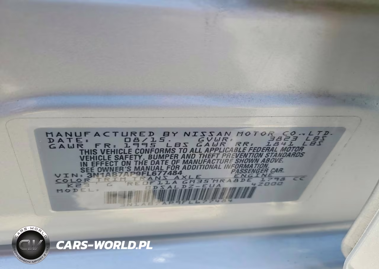 2015 Nissan Sentra Sv VIN:3N1AB7AP9FL677484 - 13