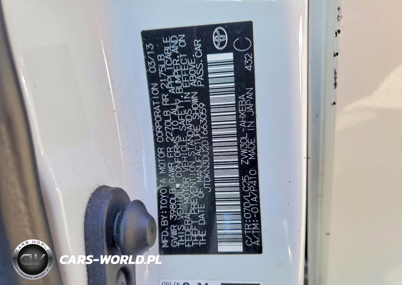 2013 Toyota Prius Persona Series Se VIN:JTDKN3DU2D1663059 - 12