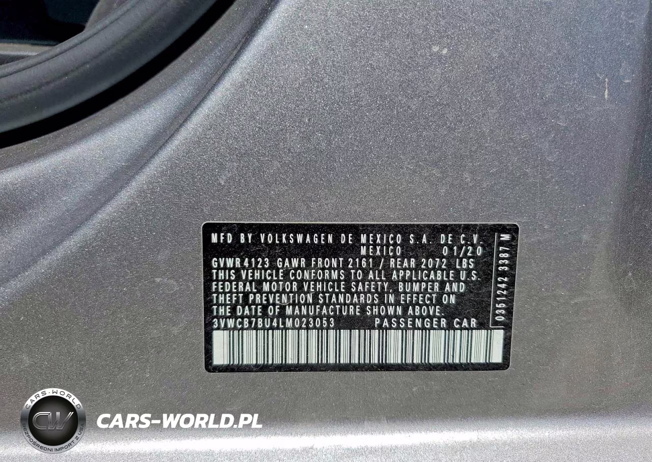 2020 Volkswagen Jetta S VIN:3VWCB7BU4LM023053 - 11