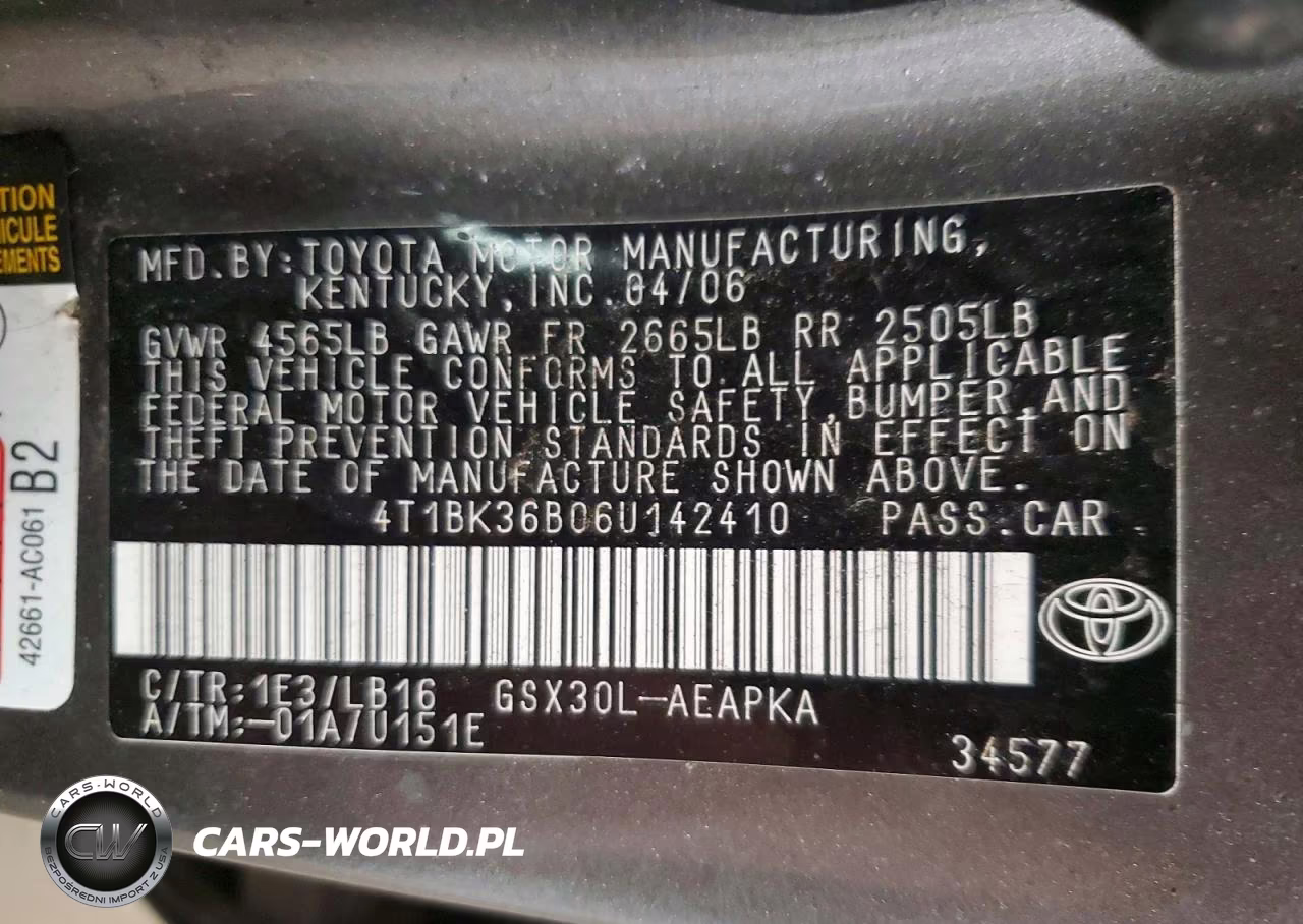 2006 Toyota Avalon Limited VIN:4T1BK36B06U142410 - 12