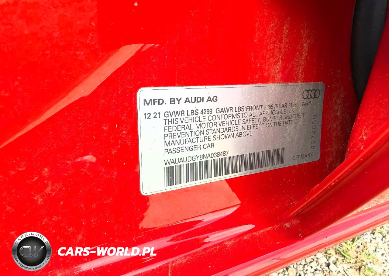 2022 Audi A3 Premium VIN:WAUAUDGY8NA038487 - 10