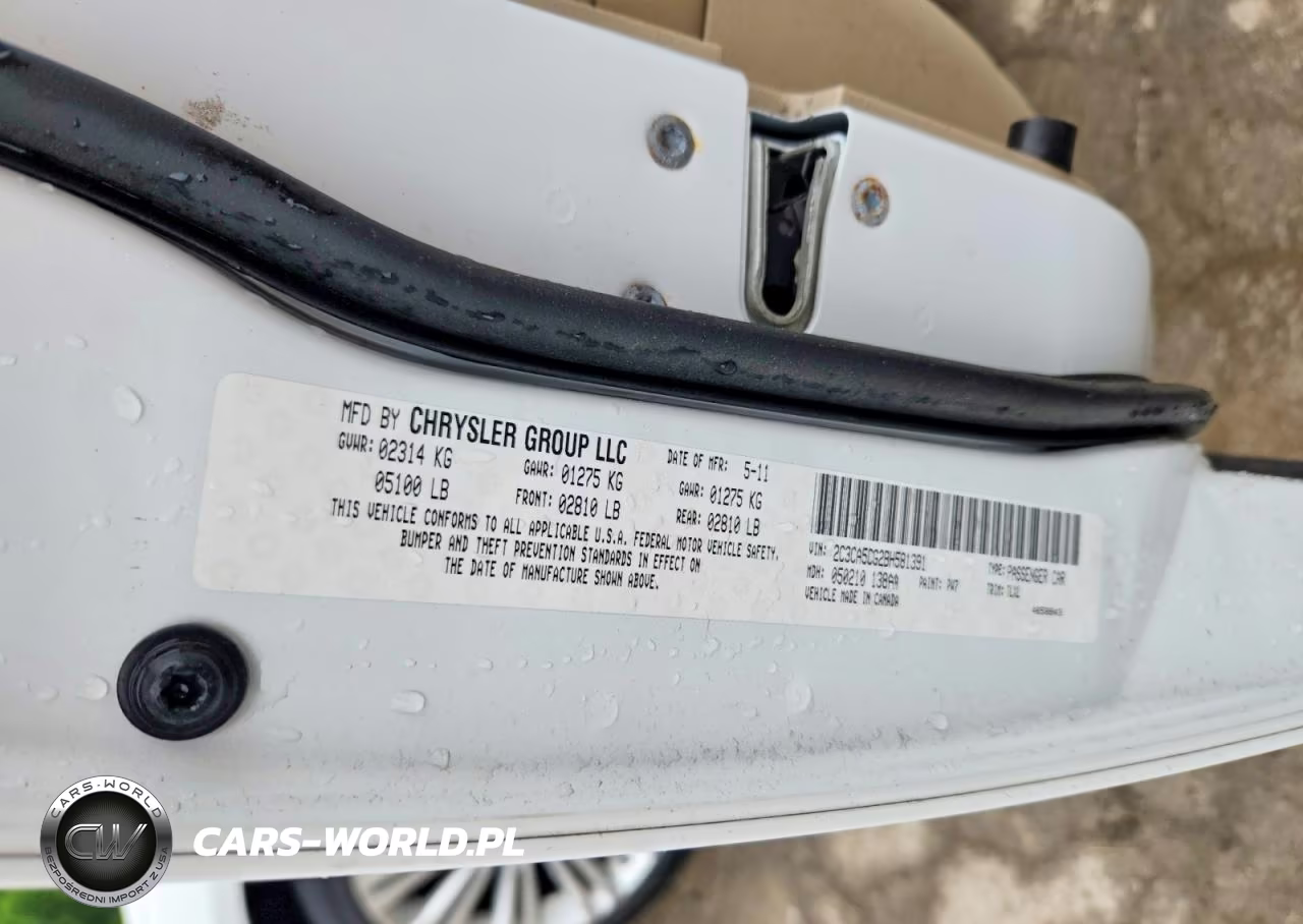 2011 Chrysler 300 Limited VIN:2C3CA5CG2BH581391 - 12
