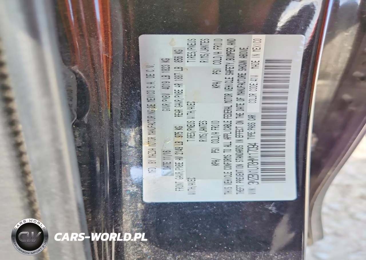 2017 Mazda 3 Sport VIN:3MZBN1U78HM117094 - 12