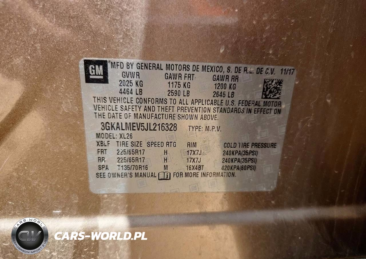 2018 GMC Terrain Sle VIN:3GKALMEV5JL216328 - 14