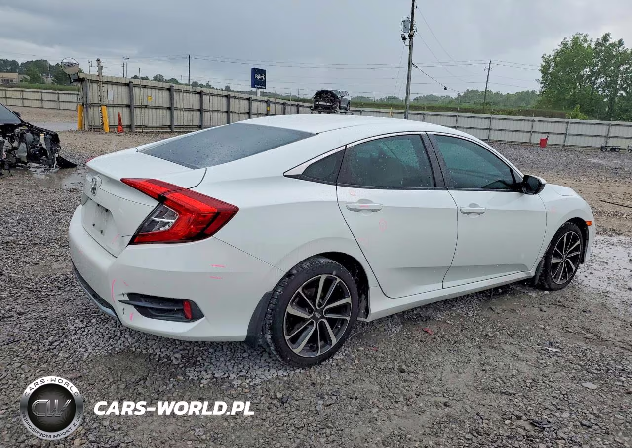 2019 Honda Civic Lx VIN:19XFC2F65KE037905 - 3