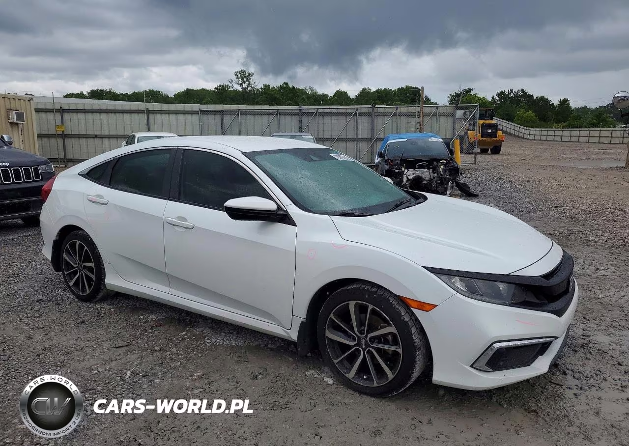 2019 Honda Civic Lx VIN:19XFC2F65KE037905 - 4