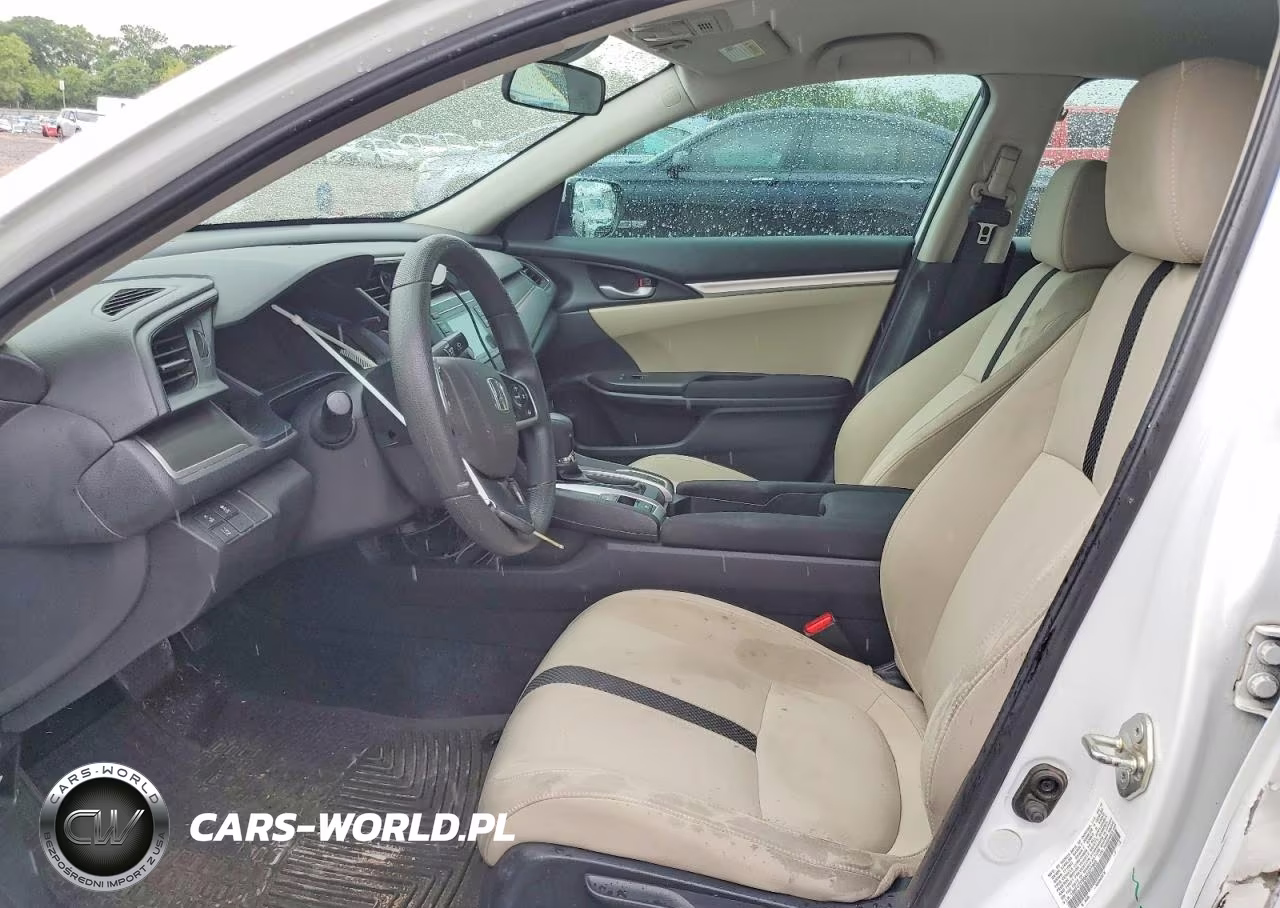 2019 Honda Civic Lx VIN:19XFC2F65KE037905 - 7