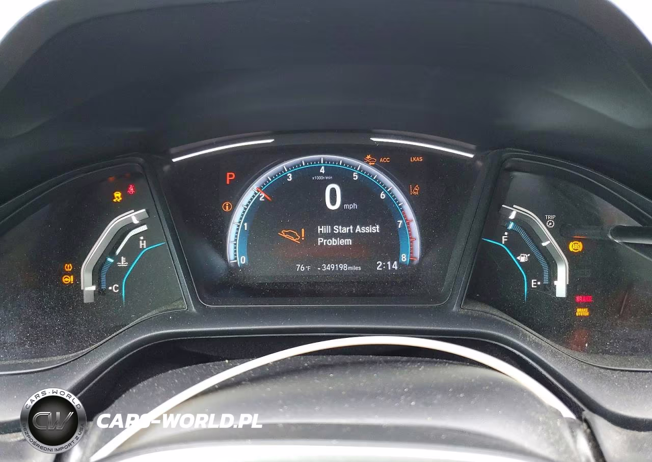 2019 Honda Civic Lx VIN:19XFC2F65KE037905 - 9