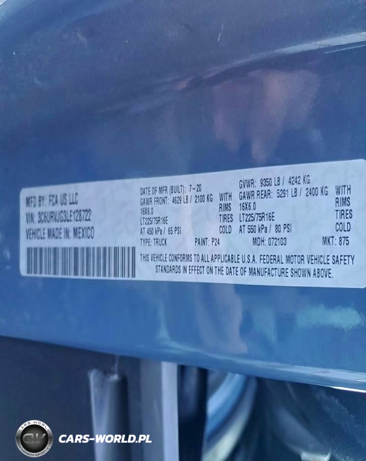 2020 Ram Promaster 3500 Delivery Van VIN:3C6URVJG3LE128722 - 13