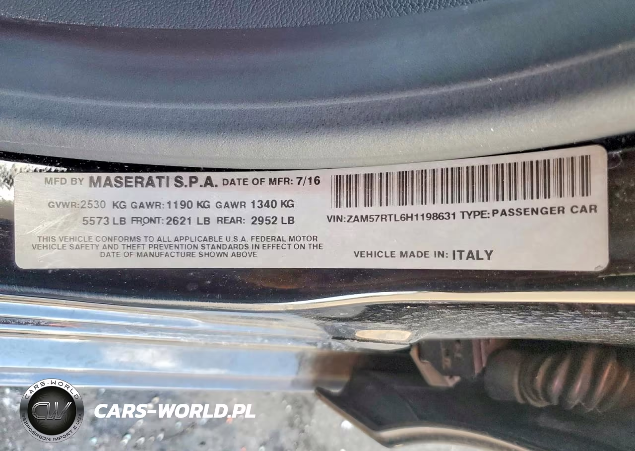 2017 Maserati Ghibli S VIN:ZAM57RTL6H1198631 - 12