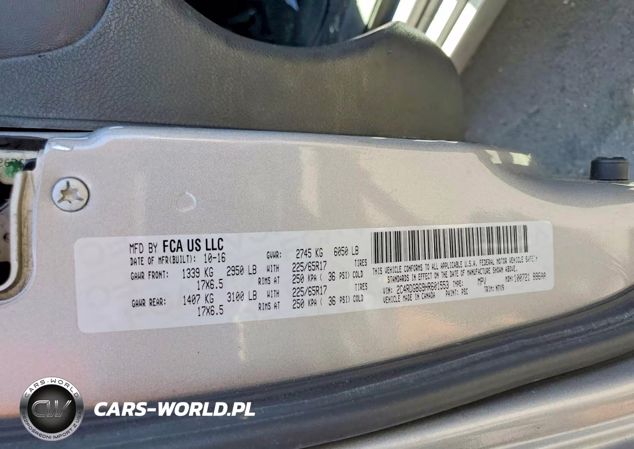 2017 Dodge Grand Caravan Se VIN:2C4RDGBG9HR601553 - 13