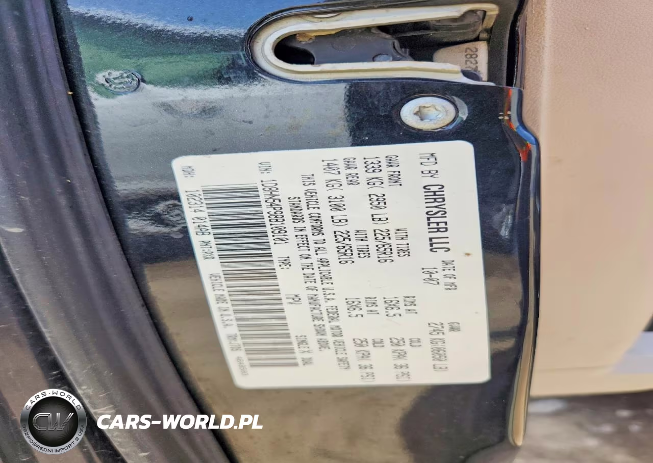 2008 Dodge Grand Caravan Sxt VIN:1D8HN54P98B109101 - 14