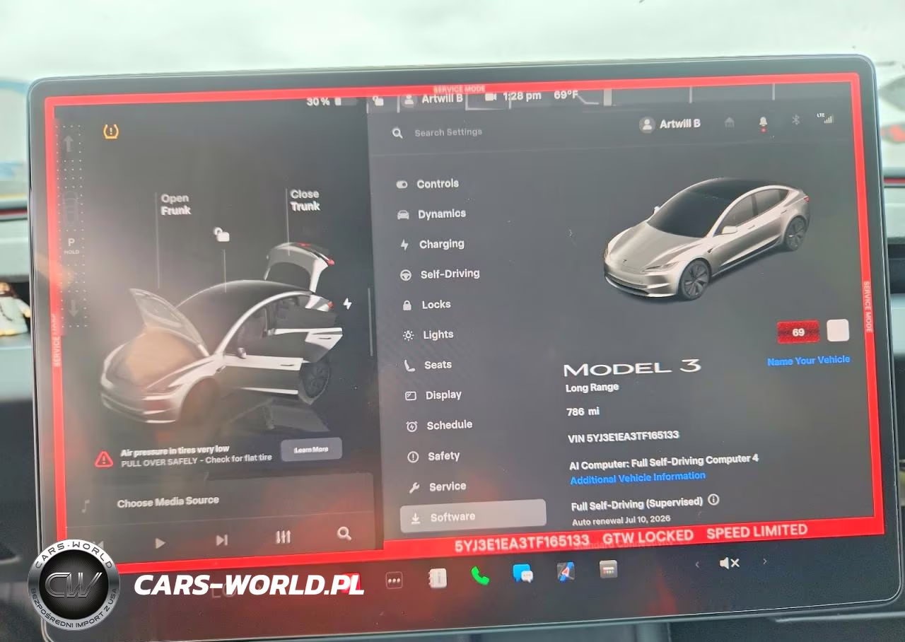 2026 Tesla Model 3 VIN:5YJ3E1EA3TF165133 - 9