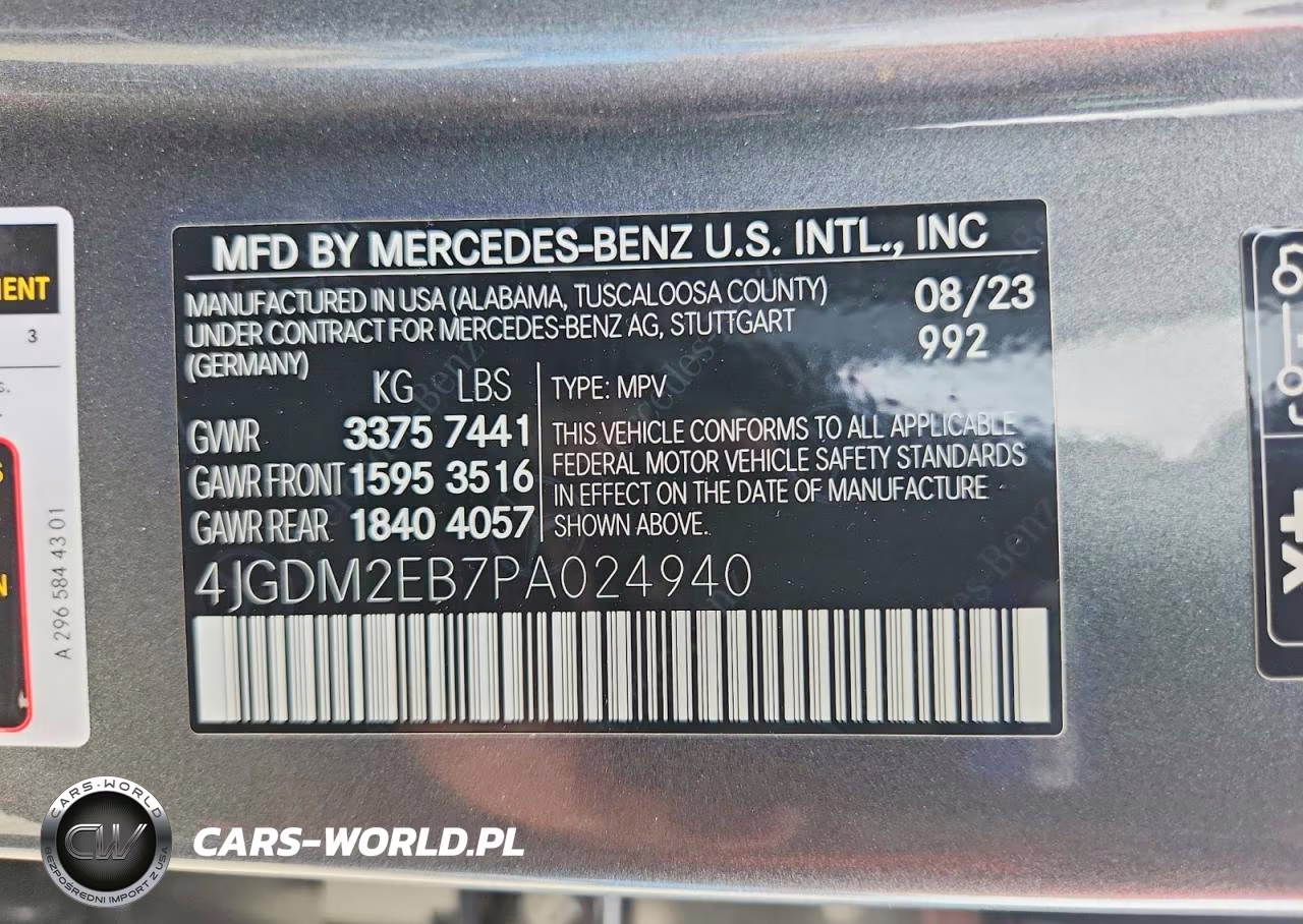 2023 Mercedes-Benz Eqs Suv 450 4Matic VIN:4JGDM2EB7PA024940 - 13