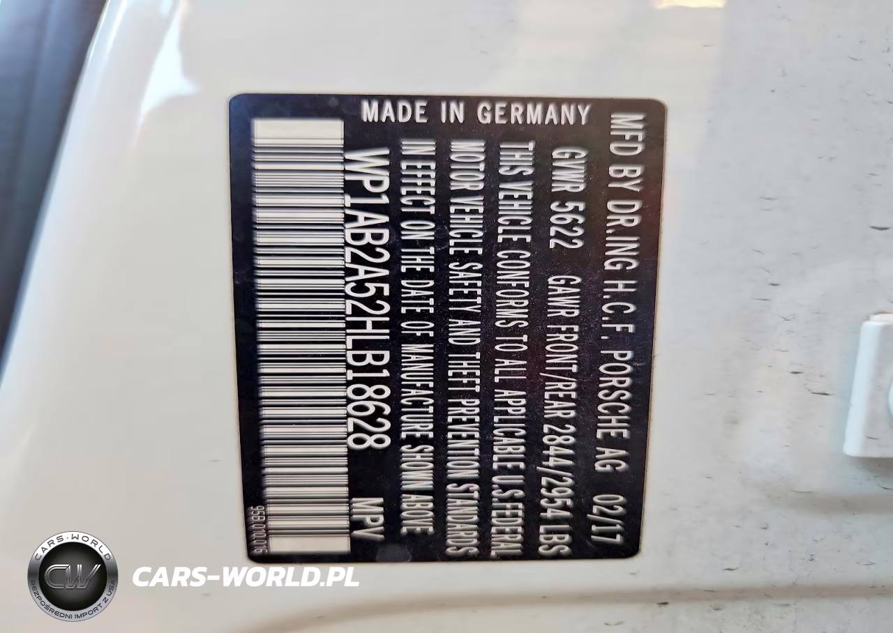 2017 Porsche Macan S VIN:WP1AB2A52HLB18628 - 14