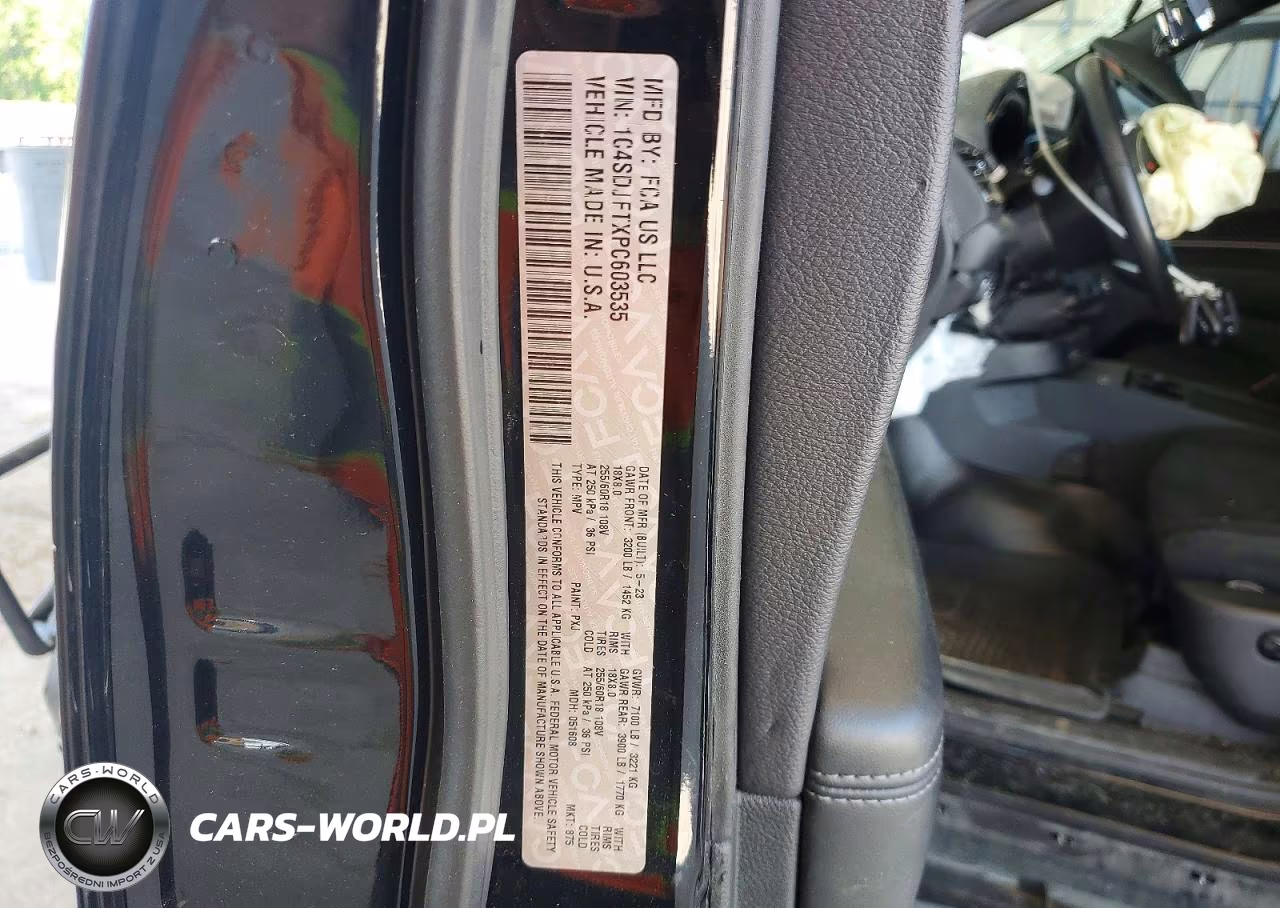 2023 Dodge Durango VIN:1C4SDJFTXPC603535 - 12