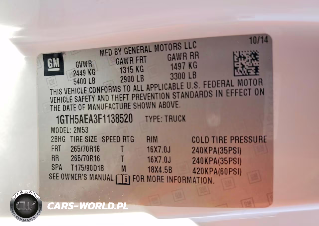 2015 GMC Canyon VIN:1GTH5AEA3F1138520 - 12
