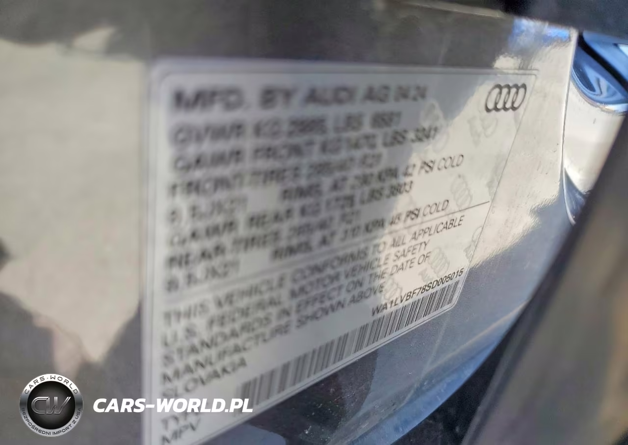 2025 Audi Q7 Premium Plus VIN:WA1LVBF78SD005015 - 13