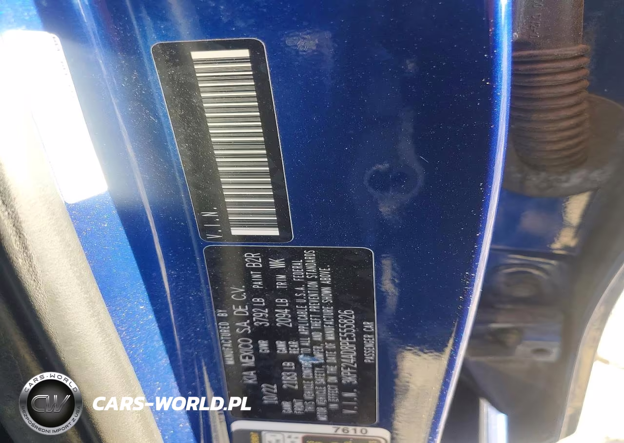 2023 Kia Forte Lxs VIN:3KPF24AD8PE555826 - 12