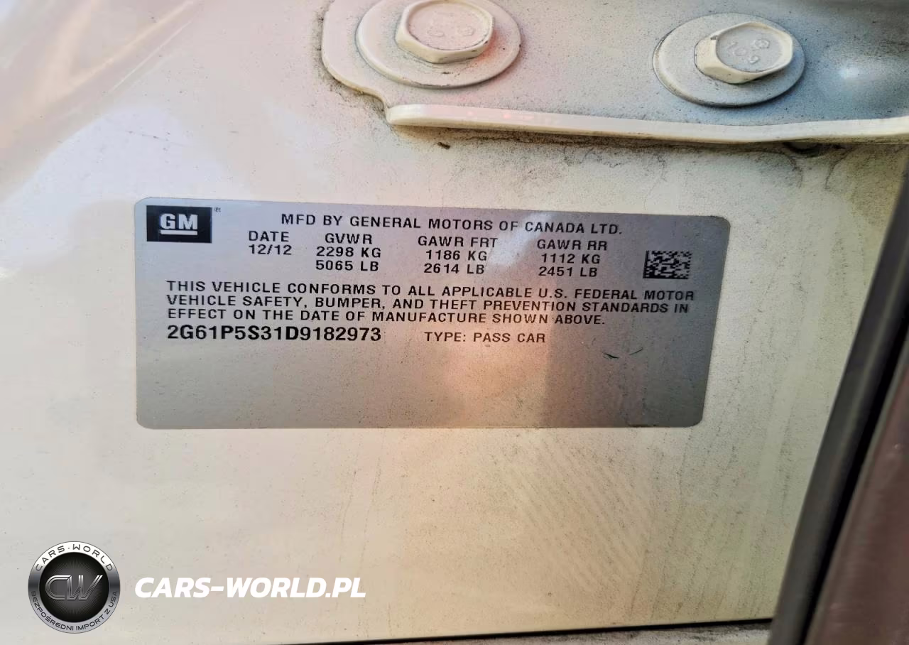 2013 Cadillac Xts Luxury Collection VIN:2G61P5S31D9182973 - 12