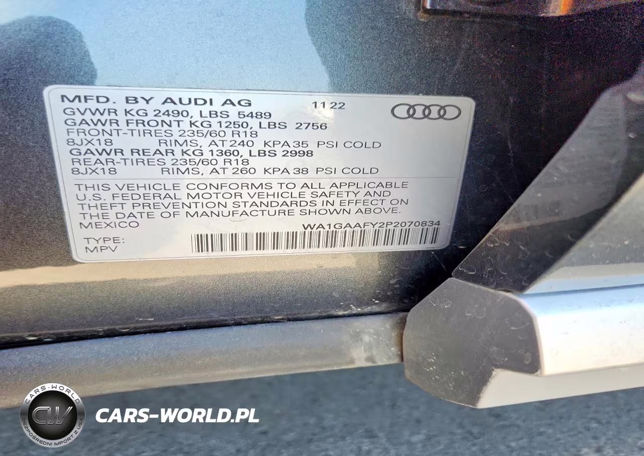 2023 Audi Q5 Premium 45 VIN:WA1GAAFY2P2070834 - 13