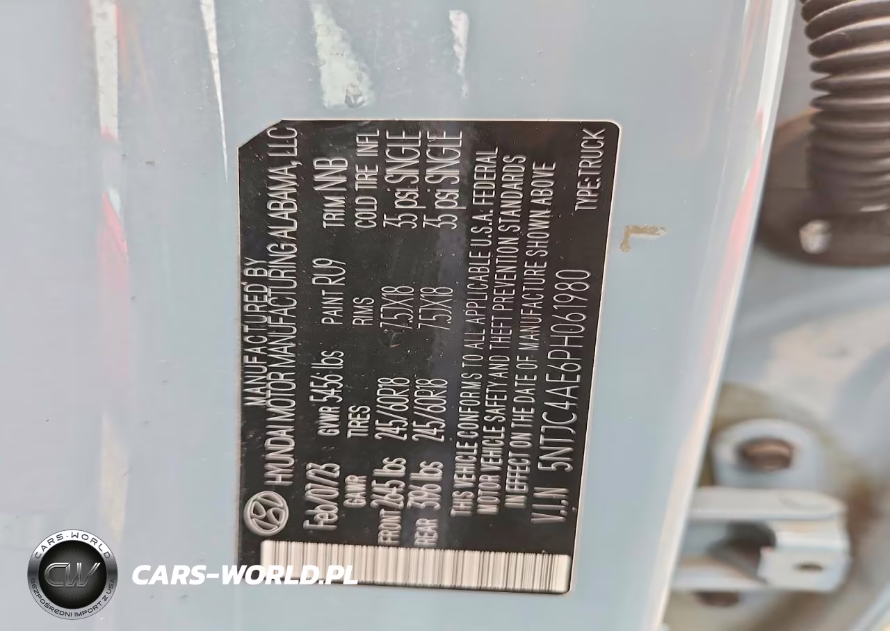 2023 Hyundai Santa Cruz Sel VIN:5NTJC4AE6PH061980 - 12