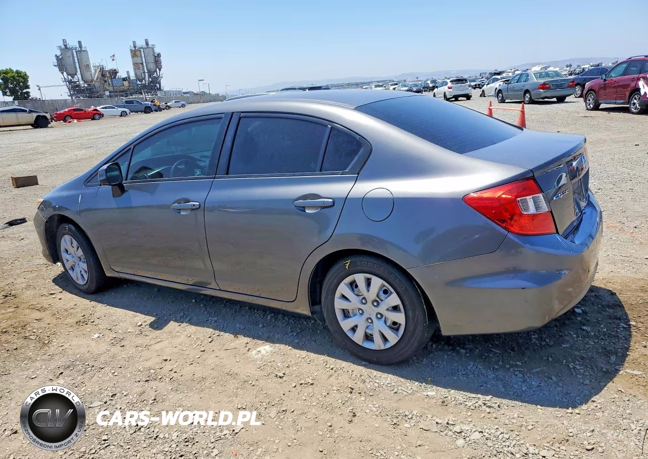 2012 Honda Civic Lx VIN:2HGFB2E52CH572600 - 2
