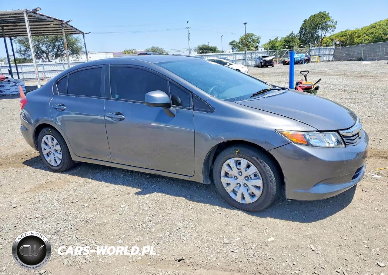 2012 Honda Civic Lx VIN:2HGFB2E52CH572600 - 4