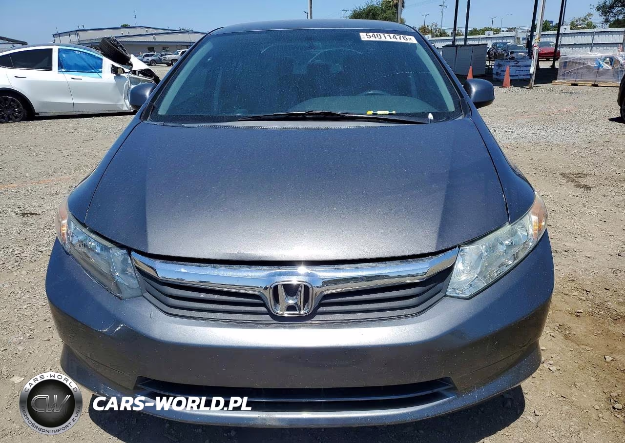 2012 Honda Civic Lx VIN:2HGFB2E52CH572600 - 5