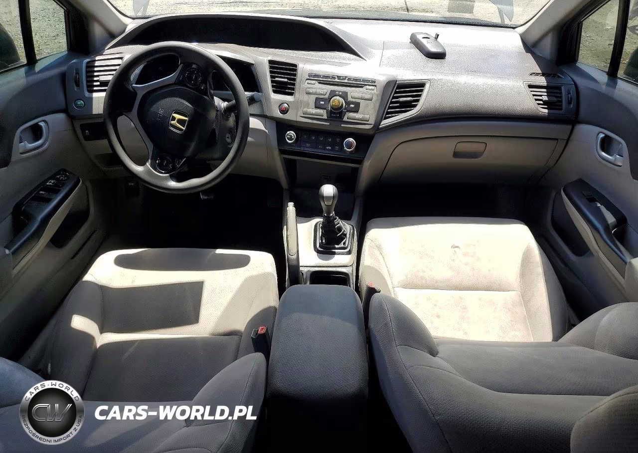 2012 Honda Civic Lx VIN:2HGFB2E52CH572600 - 8