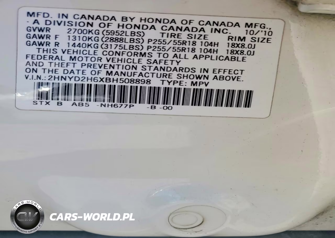 2011 Acura Mdx Technology VIN:2HNYD2H6XBH508898 - 13
