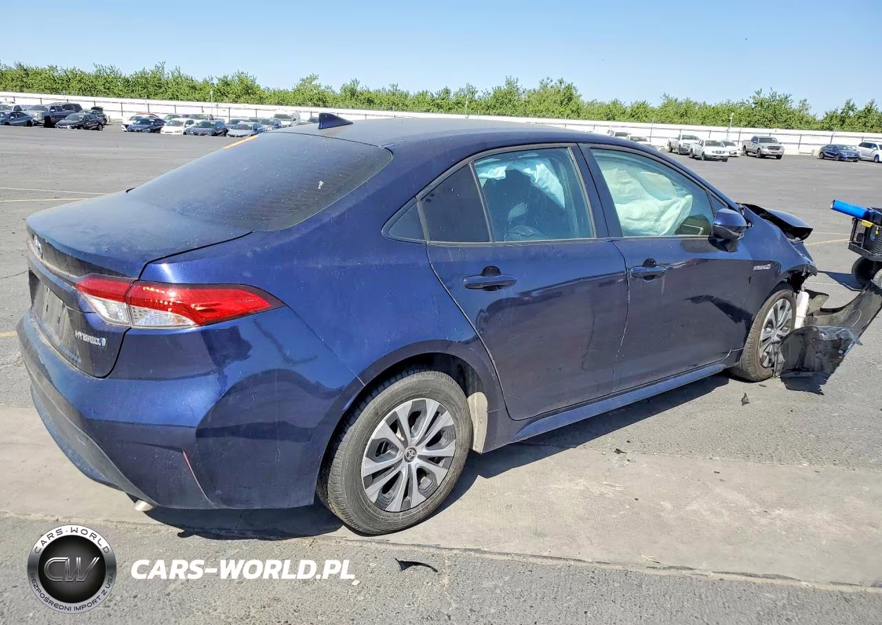 2021 Toyota Corolla Le VIN:JTDEAMDE5MJ031860 - 3