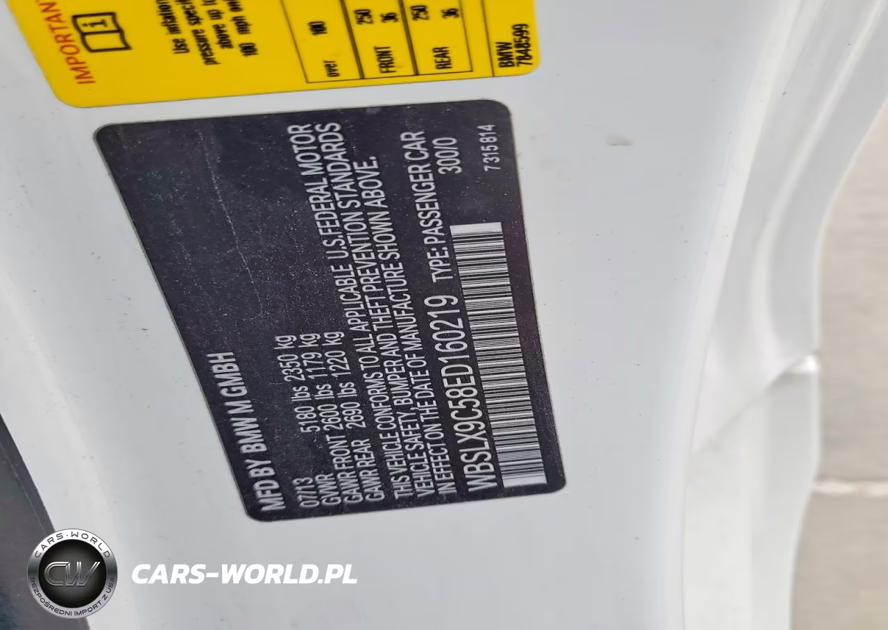 2014 BMW M6 VIN:WBSLX9C58ED160219 - 12