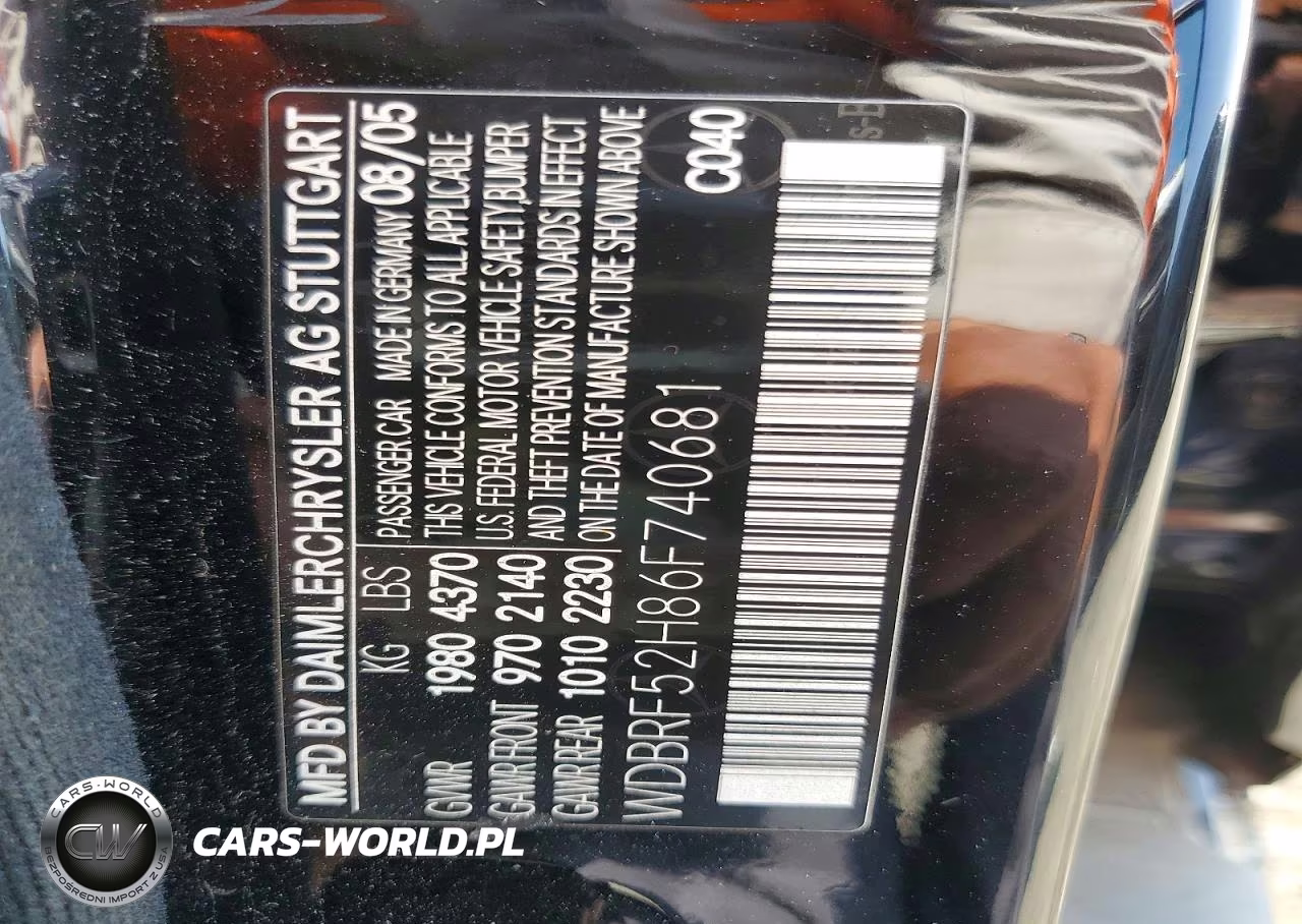 2006 Mercedes-Benz C 230 VIN:WDBRF52H86F740681 - 12