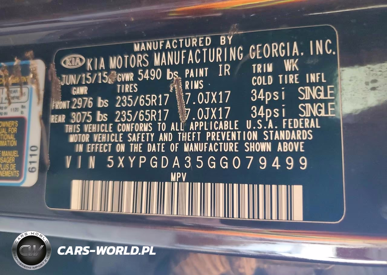 2016 Kia Sorento Lx VIN:5XYPGDA35GG079499 - 13