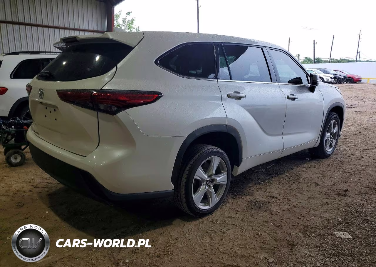 2021 Toyota Highlander L VIN:5TDCZRAH6MS058483 - 3