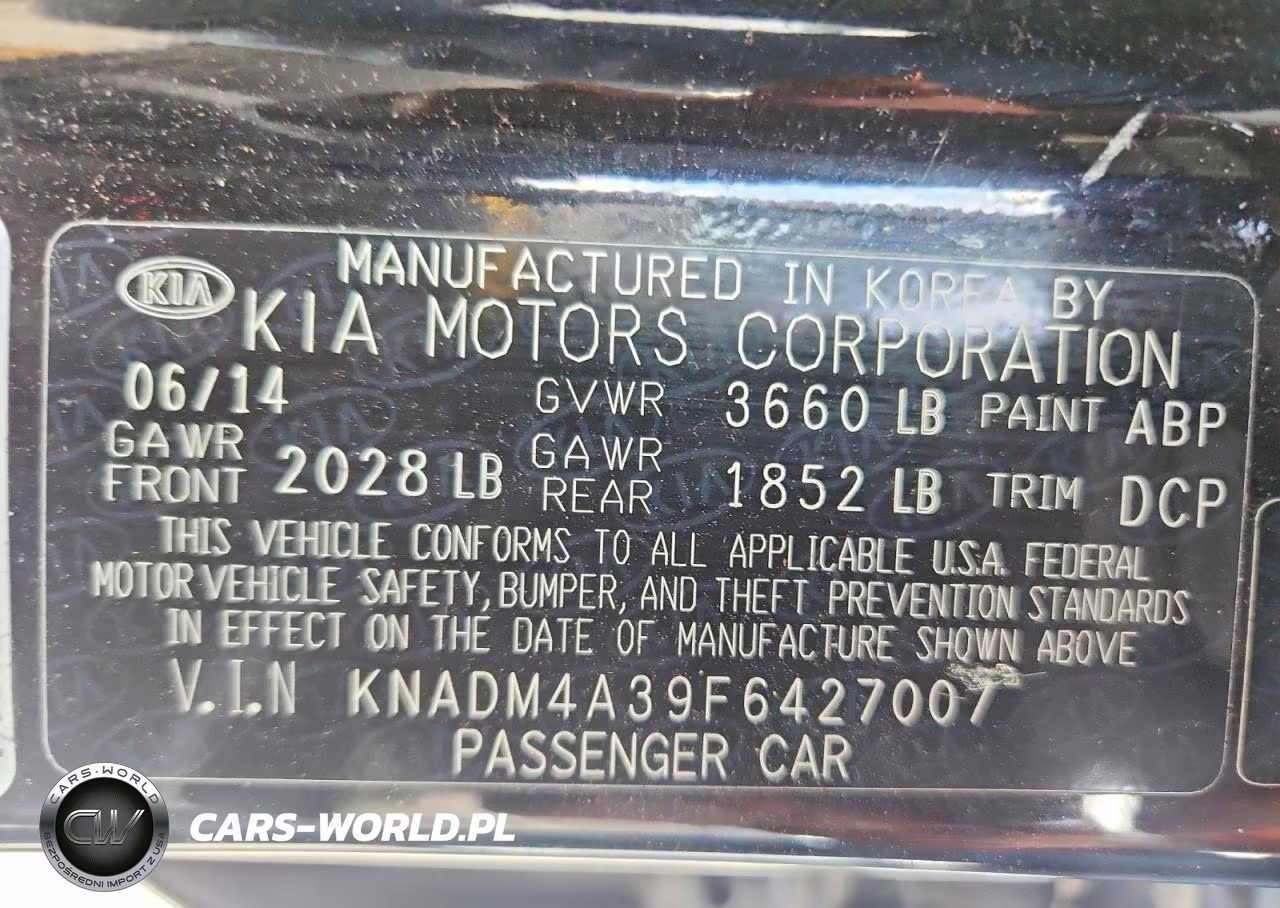 2015 Kia Rio Lx VIN:KNADM4A39F6427007 - 13
