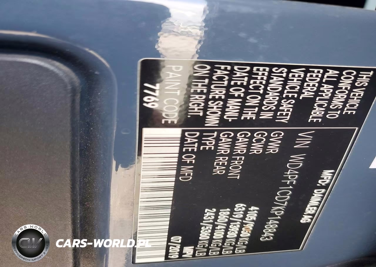 2019 Mercedes Benz Sprinter 2500 Delivery Van VIN:WD4PF1CD7KP148843 - 13