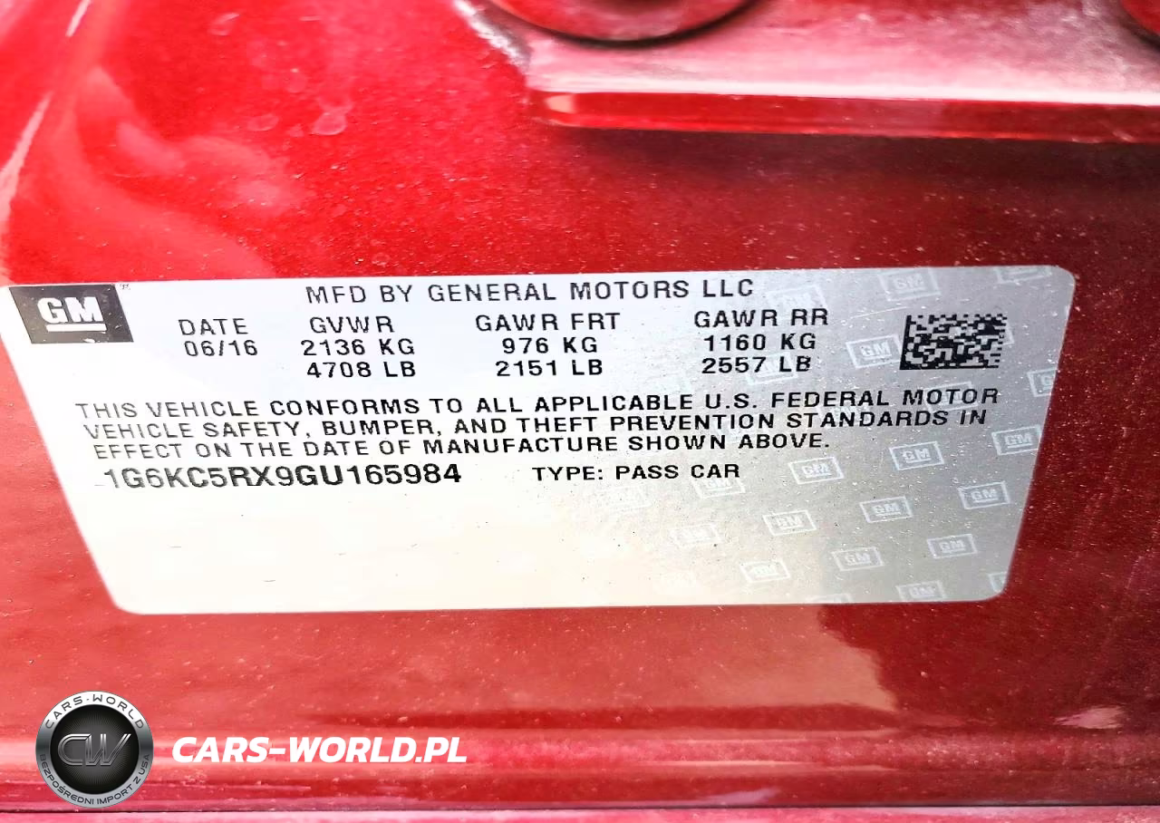 2016 Cadillac Ct6 Luxury VIN:1G6KC5RX9GU165984 - 12