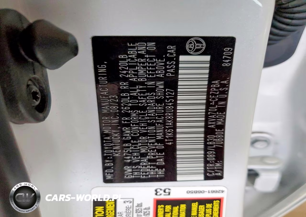 2024 Toyota Camry Xse VIN:4T1K61AK8RU845127 - 12
