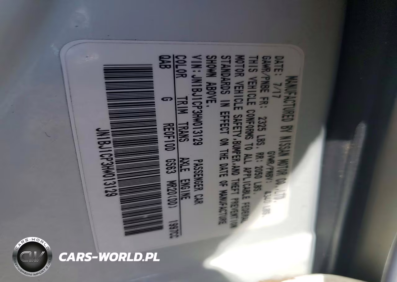2017 Nissan Rogue Sport S VIN:JN1BJ1CP3HW013129 - 13